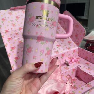 NWT Stanley x loveshack Fancy Pink Floral Tumbler